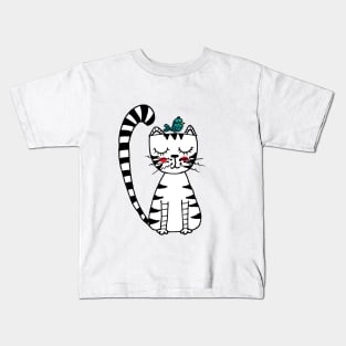 Yuna Cat | An Unlikely Friendship Blossoms Kids T-Shirt